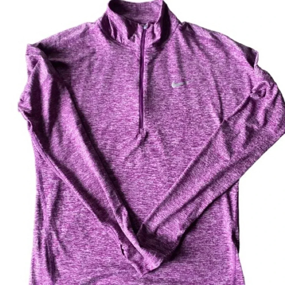 NIKE RUNNING EUC DRI FIT WOMANS BLUE TOP SHIRT RUNNING SPORTS SIZE S SMALL